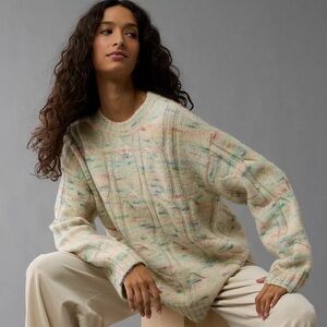 American Eagle Whoa So Soft Cable Knit Sweater